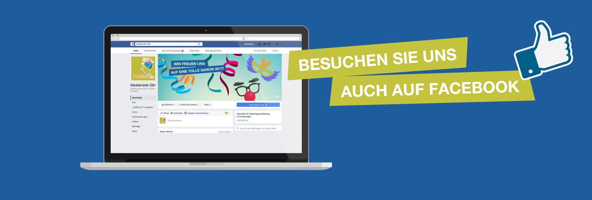 Besuchen SieIe uns jetzt auf Facebook